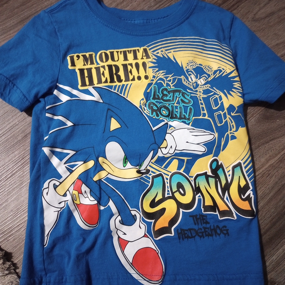 Sonic the Hedgehog Blue Kids T-Shirt